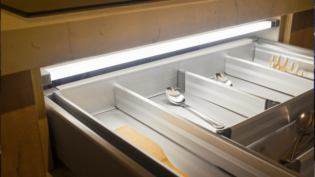 Tenbuild Blog 10 Helpful Kitchen Accessories You Never Know You Needed LED Drawer Light Bar