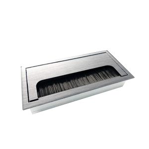 Grommet Rectangular Silver (Soft Close)
