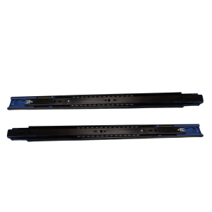 Drawer Guide, Ball Bearing Slide, Black, 350mm, Soft Close